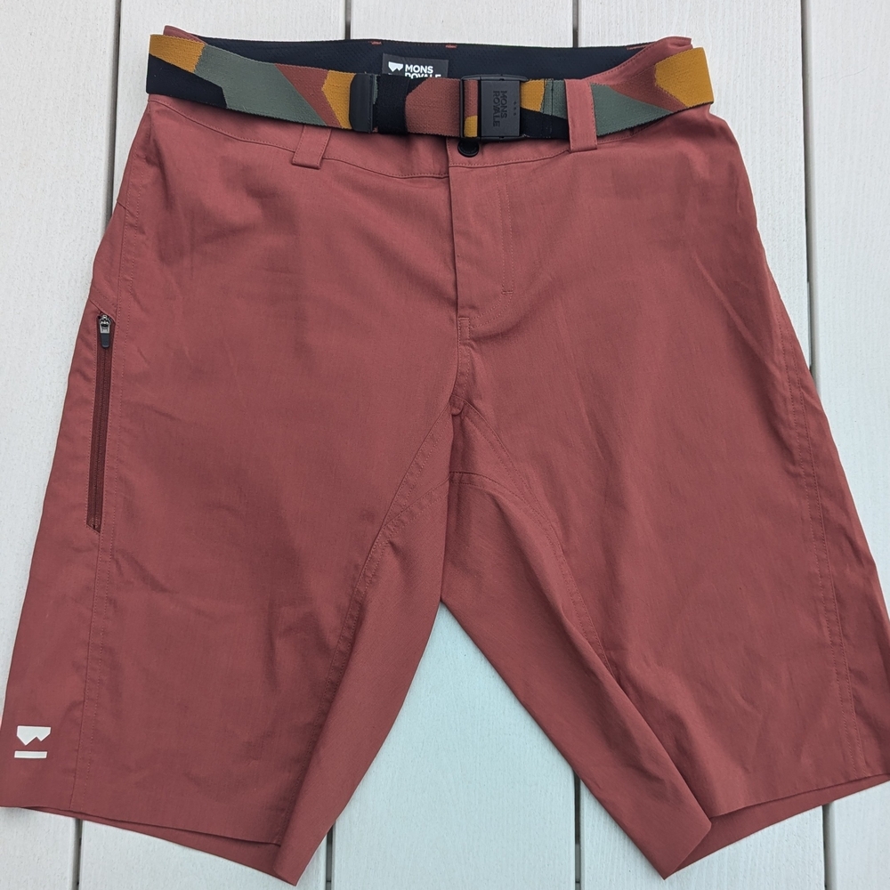 Mons Royale Women's Virage Mountain Bike Shorts Terracotta Merino Blend